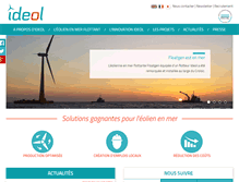 Tablet Screenshot of ideol-offshore.com